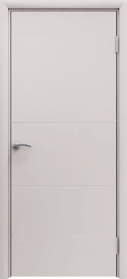 Влагостойкая дверь AquaDoor Grafica модель 8 Бежевый (RAL 1013) 600х2000