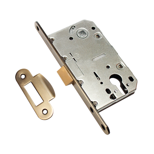 Замок под цилиндр пластиковый Adden Bau KEY 418  AB Бронза