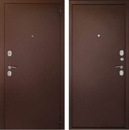 Входная дверь KOVA Металл/Металл Антик медь 860х1800 Левое