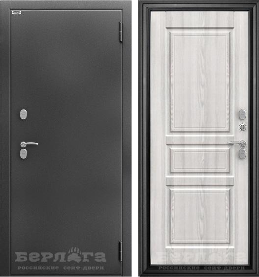 Входная дверь с терморазрывом Берлога Термо Гаральд 3К Антик серебро/ Ясень Ривьера айс 870х2050 Левое