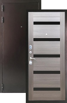 Входная дверь Выбор Токио 3К Антик медь/ Венге 960х2050 Левое