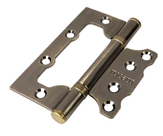 Петля без врезки Rucetti RFH-100X70X2.5  AB Бронза античная