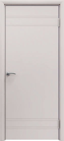 Влагостойкая дверь AquaDoor Grafica модель 3 Бежевый (RAL 1013) 600х2000