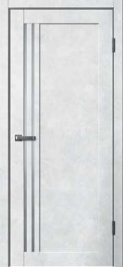 Межкомнатная дверь FlyDoors 275 ДО Бетон светлый/ Мателюкс 600х2000