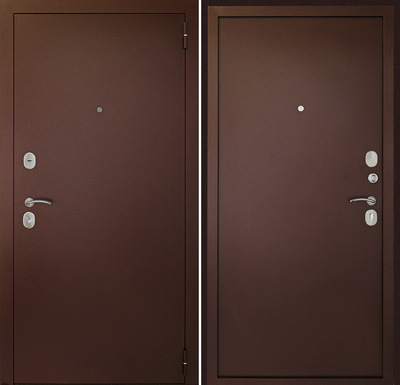 Входная дверь Дверной континент Иртыш Антик медь 860х2050 Левое