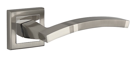 Дверная ручка ESCUR ANNA E-17-15 SC/CP Хром матовый/Хром палированный