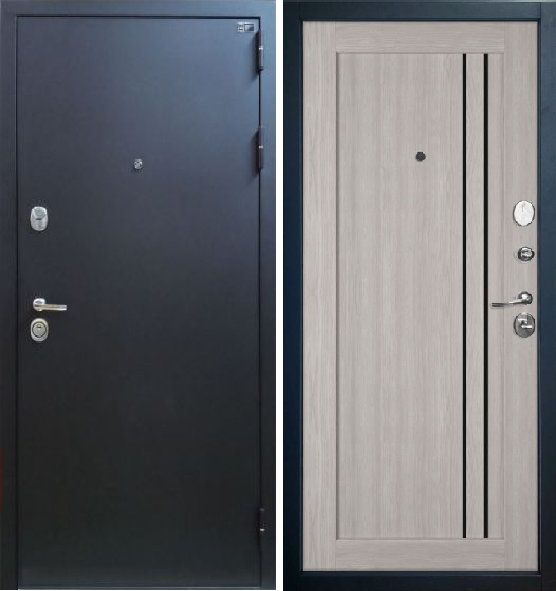 Входная дверь VFD Expert Pro 3K Atum Pro 33 Букле черный/ Stone Oak 860х2050 Левое