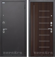 Входная дверь Берлога Тринити Фриза с молдингом