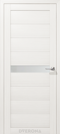 Межкомнатная дверь DVERONA Линк Дуб белый/ Сатин 900х2000