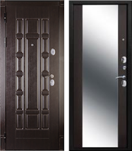 Входная дверь Сударь МД-38 Венге/ Венге 860х2050 Левое