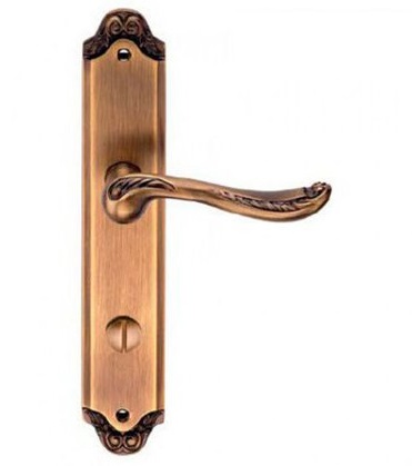 Дверная ручка на планке Archie ACANTO OL  ACF Античный кофе