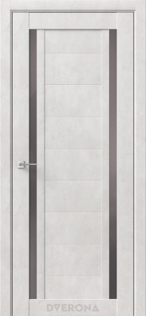 Межкомнатная дверь DVERONA Гамма 2 Бетон светлый/ Сатин графит 800х2000