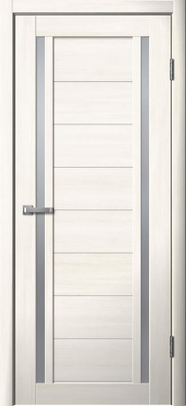 Межкомнатная дверь FlyDoors 203 ДО  Ясень снежный/ Зеркало  700х2000