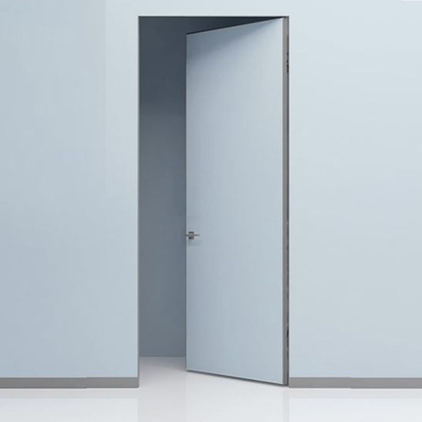 Скрытая дверь INVISIBLE 4 REVERS  Грунтованное/ кромка хром 800х2300 (КОМПЛЕКТ)