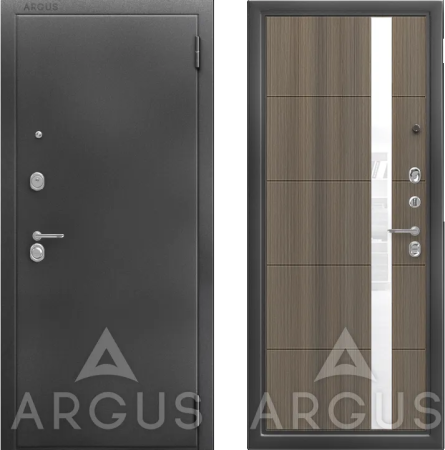 Входная дверь Argus ДА 95 Сирма  Антик серебро/ Керамика/ Белый лакобель 870х2060 Правое