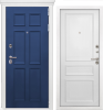 Входная дверь Страж Барцано РЖ Темно-синий/ Белый 860х2050 Левое