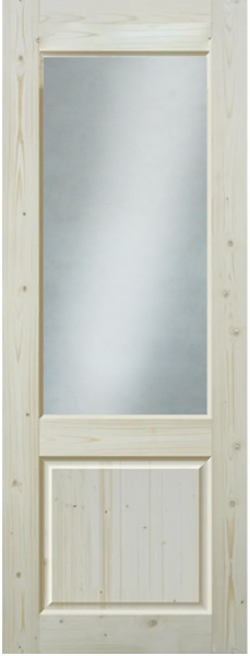 Межкомнатная дверь Optimum Джаз-1 ДО 2 сорт Без покрытия Дельта 600х2000