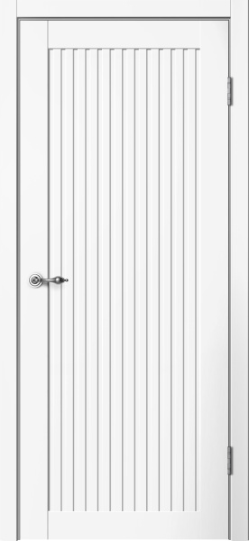 Межкомнатная дверь FlyDoors C7 ДГ Эмалит Белый 600х2000