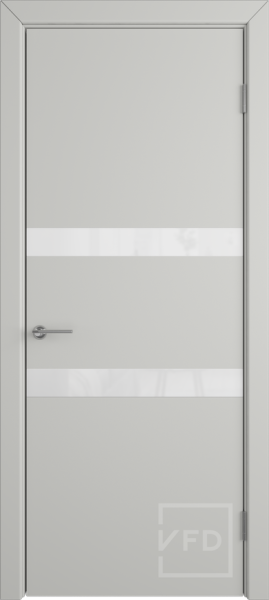 Межкомнатная дверь VFD Niuta ДО Cotton/ White Gloss 900х2000