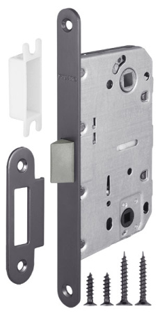 Защелка сантехническая пластиковая Fuaro PLASTP96WC-50 GR Графит