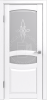 Межкомнатная дверь ALEX DOORS Екатерина ДО Ясень снежный/ Сатин рис. "Гармония" 700х2000
