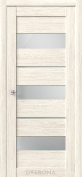Межкомнатная дверь DVERONA Зета Снежная лиственница/ Сатин 600х2000