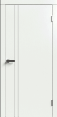 Межкомнатная дверь INFODOORS L-1 ДГ Эмалит Белый 600х2000