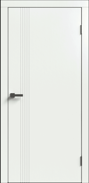 Межкомнатная дверь INFODOORS L-1 ДГ Эмалит Белый 600х2000