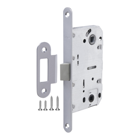 Защелка сантехническая пластиковая Fuaro PLASTP96WC-50 MSC Матовый сатинированный хром