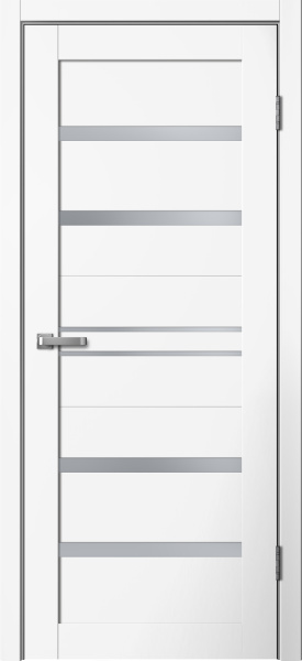 Межкомнатная дверь FlyDoors 293 (B1) Эмалит Белый/ Мателюкс 600х2000