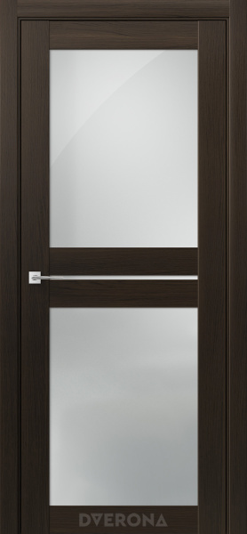 Межкомнатная дверь DVERONA Омега С2 CPL Дуб Браун/ Сатин 600х2000