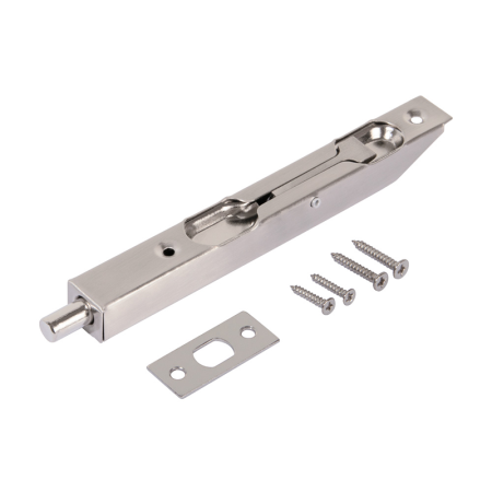 Шпингалет торцевой Apecs FB160-16 SN Никель