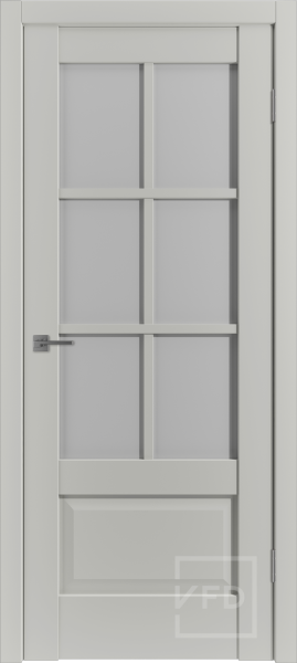 Межкомнатная дверь VFD ER2 ДО Emalex Taupe/ White Cloud 900х2000