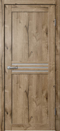 Межкомнатная дверь FlyDoors 237 ДО Дуб пацифик/ Мателюкс бронза 700х2000