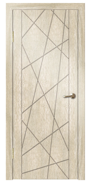 Межкомнатная дверь Дверная линия Луч ДГ Итальянский орех 600х2000