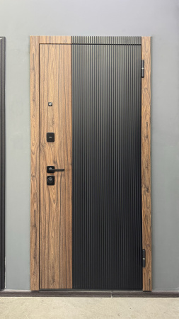 Входная дверь BOST Верона Черная шагрень/ Черная шагрень 860х2070 Левое