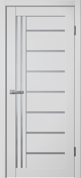 Межкомнатная дверь FlyDoors 273 Эмалит Серебристый/ Мателюкс 600х2000