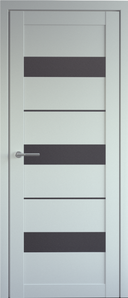 Межкомнатная дверь Albero Прага VNL ДО Платина/ Мателюкс графит 900х2000