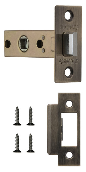 Защелка межкомнатная Fuaro METF12-45-25 AB Бронза