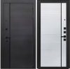 Входная дверь Страж Румо РЖ Черный/ Белый 860х2050 Левое