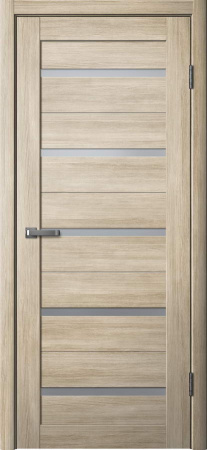 Межкомнатная дверь FlyDoors 206 ДО  Ясень латте/ Зеркало  900х2000