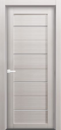 Межкомнатная дверь INFODOORS Grace 204 ДО Светлый орех/ Сатинат белое 600х2000