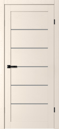 Межкомнатная дверь FlyDoors AURA 220 ДО Сахара/ Мателюкс графит 600х2000