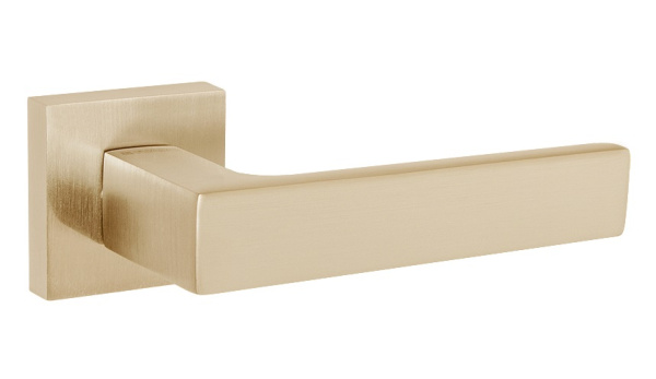Дверная ручка Fuaro K.DM51.Straight MSG Матовое сатинированное золото