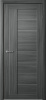 Межкомнатная дверь FlyDoors 201 ДО Ясень графит/ Мателюкс 600х2000