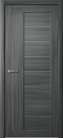 Межкомнатная дверь FlyDoors 201 ДО  Ясень графит/ Мателюкс  600х2000