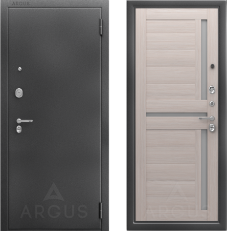 Входная дверь Argus ДА 67 Мирра  Антик серебро/ Буксус 870х2050 Левое