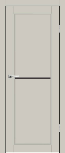 Межкомнатная дверь Synergy Слим 2 Серый матовый 600х2000