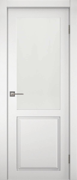 Межкомнатная дверь Synergy Бенуа ДО Белый матовый/ Сатин 900х2000