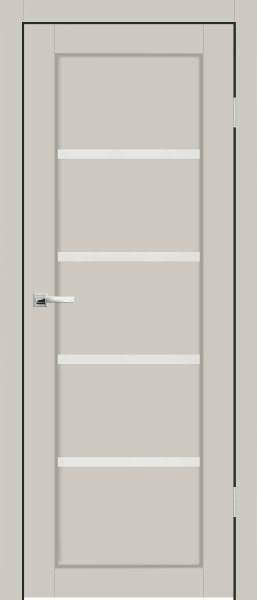 Межкомнатная дверь Synergy Биланчино ДО Серый матовый/ Сатин 900х2000
